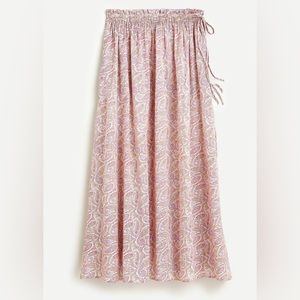 J Crew Cotton Voile Beach Skirt in Beach Paisley